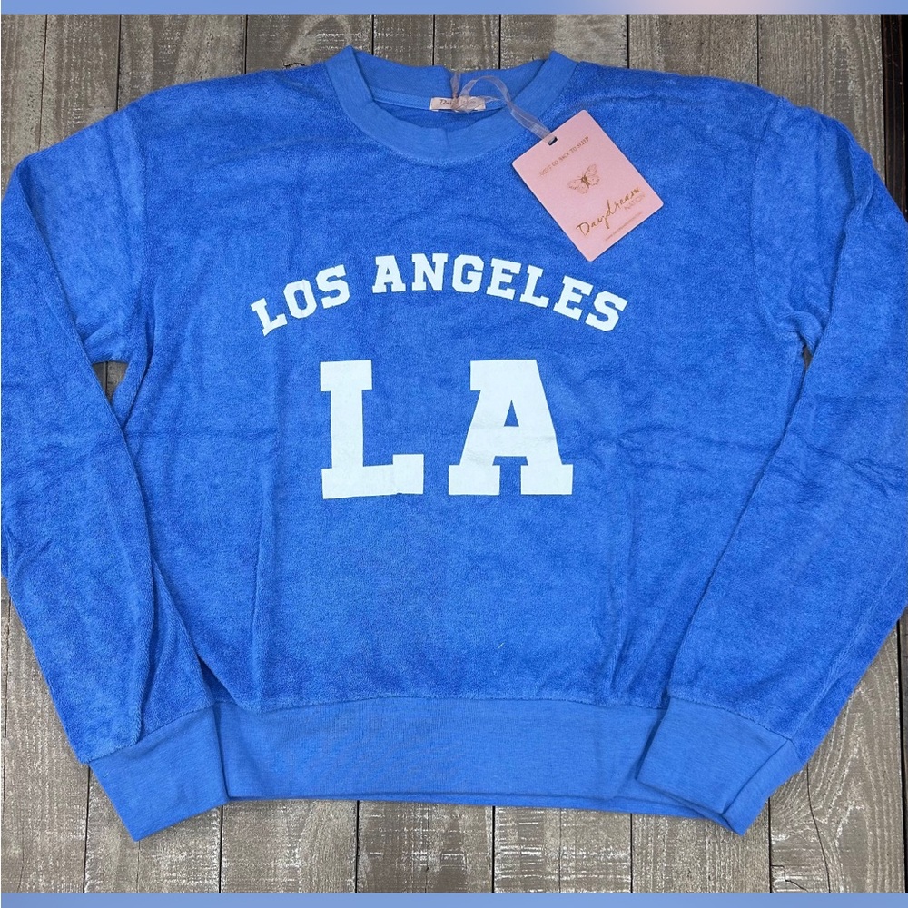 Daydreamer Los Angeles Blue Crewneck Sweatshirt